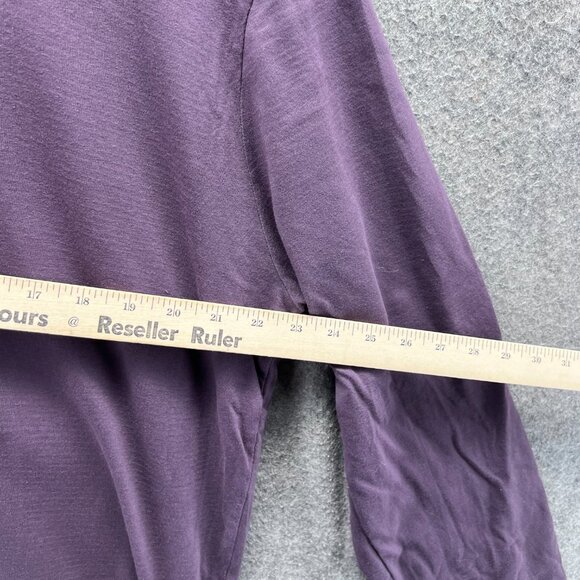Vince Polo Shirt Mens XL Purple Long Sleeve USA Cotton Casual Extra Large - Picture 3 of 10